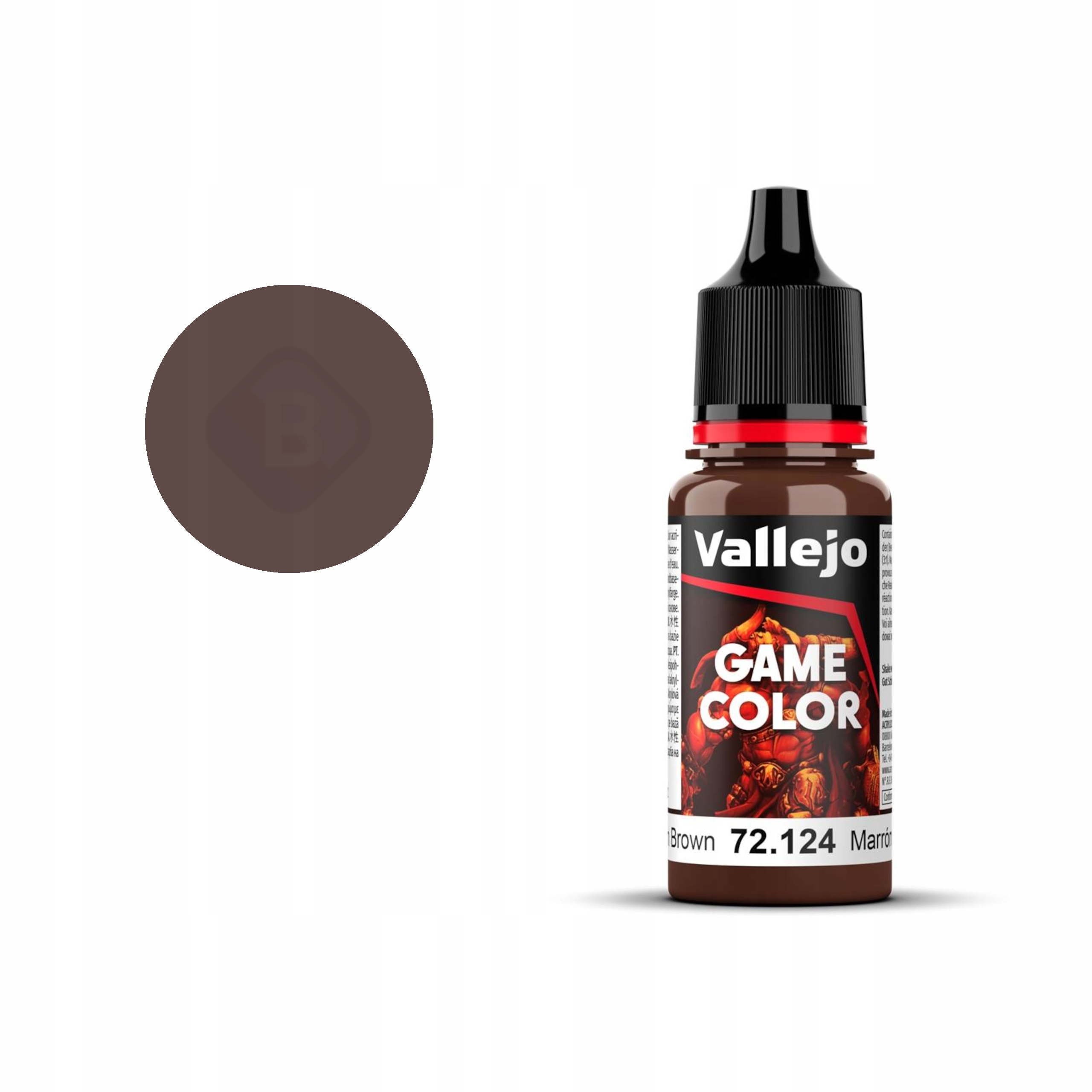 Farbka Vallejo 72.124 Game Color Gorgon Brown (18 ml)