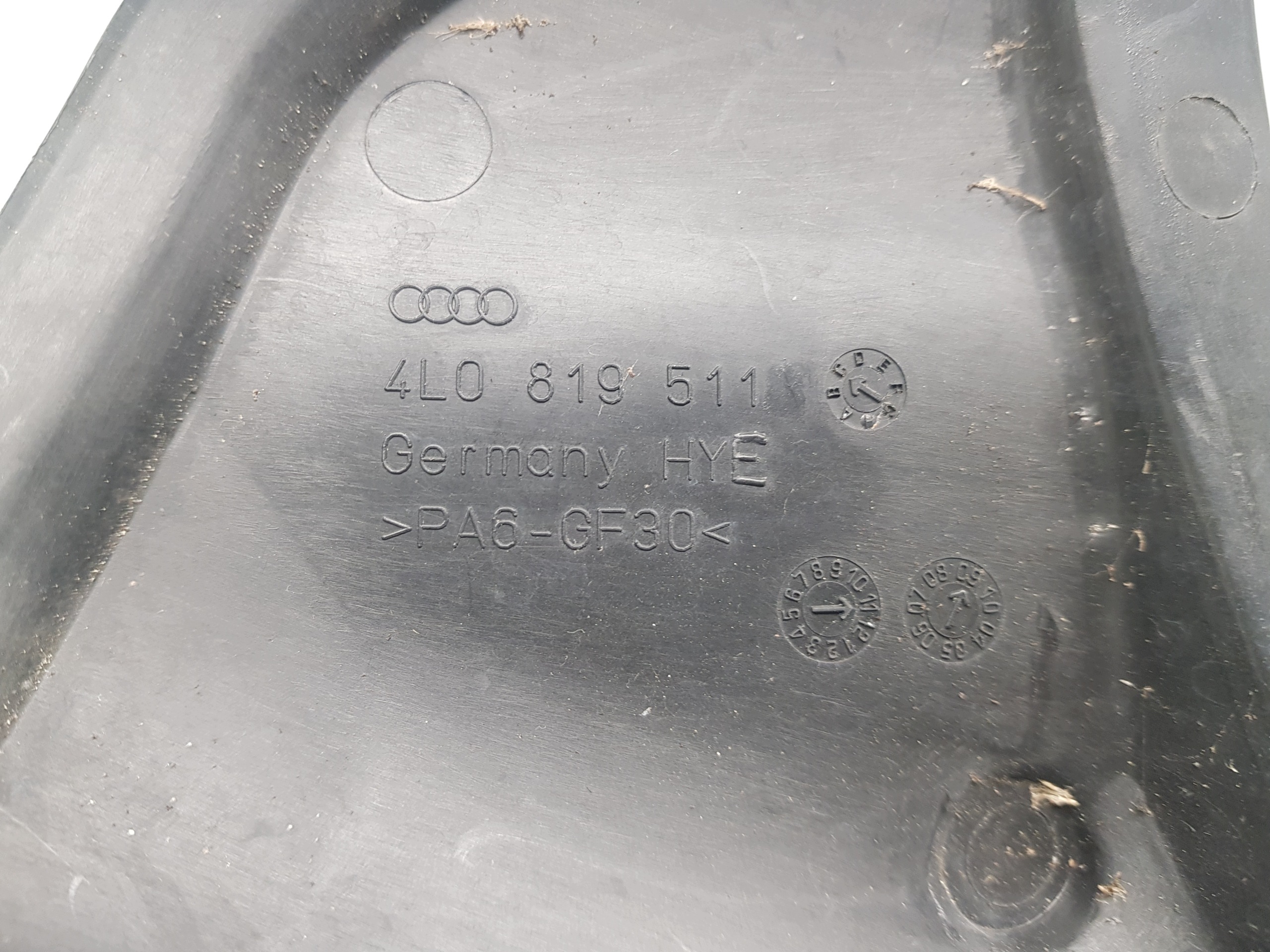 Blende Abdeckung wärmblech AUDI Q7 4L0819511