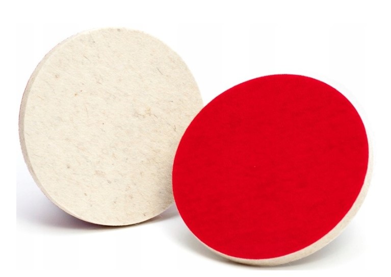 Filc polerski na rzep Z Rzepem Czepnym 180mm x 10mm tarcza polerska krążek