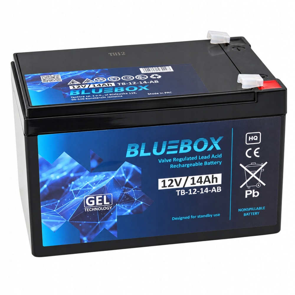 Bluebox Gelový Akumulátor Vrla Agm 12V14Ah do auta na Akumulátor