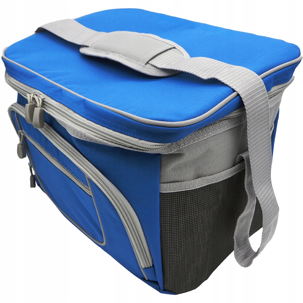 KOMPLET TORBA TERMICZNA TURYSTYCZNA PIKNIKOWA 30L +2X WKŁADY MROŻACE ZESTAW Model SDH1524-BLUE