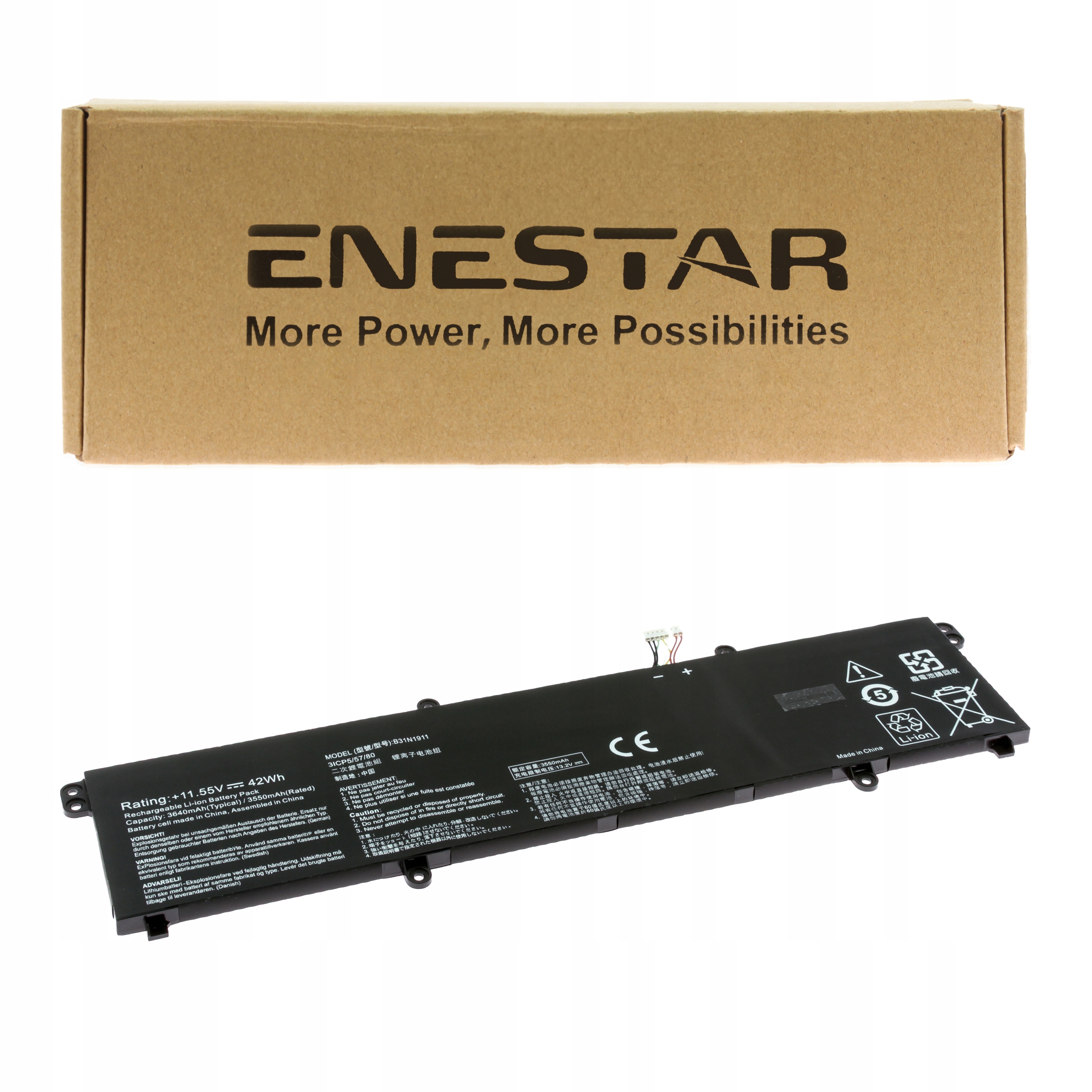 Premium bateria do Asus B31N1911 VivoBook 14 M413 15 M1502Y M1502YA X1502ZA