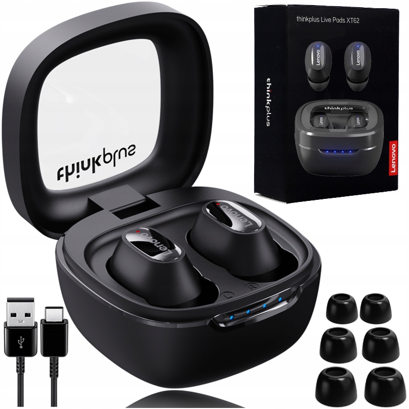 

Słuchawki Bezprzewodowe Bluetooth Lenovo Bt v5.3
