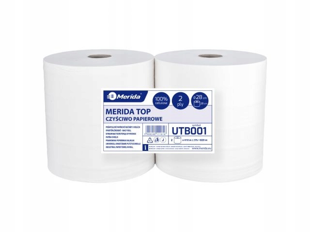 MERIDA CZYSCIWO PAPIEROWE TOP 410 M DWUWARSTWOWE