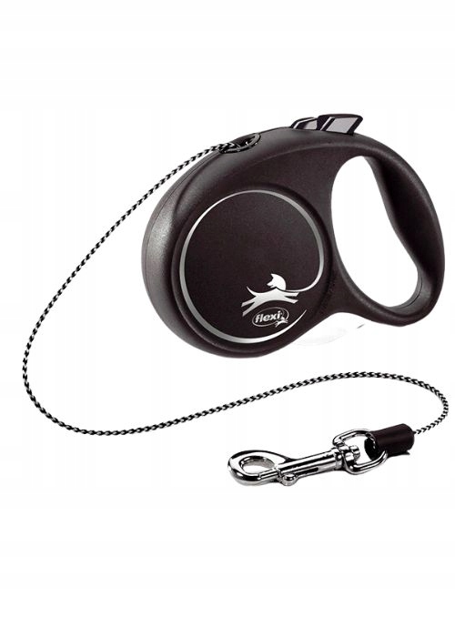 

Flexi Smycz Black Design Xs linka 3m 8kg czarny