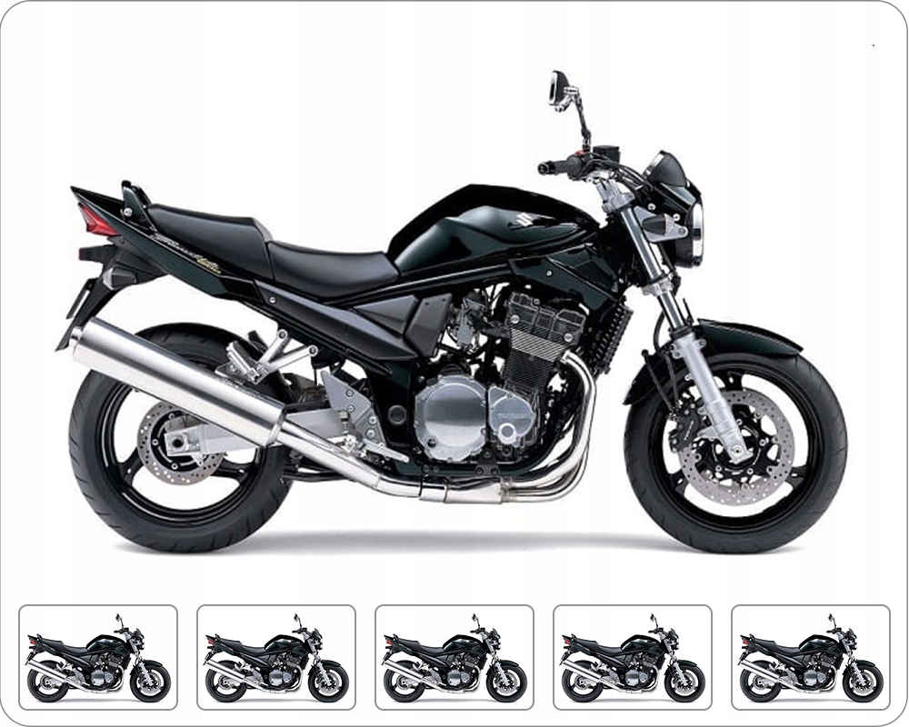 Samolepky Na Motocykl Juula Pro Suzuki Gsf 1200 N Bandit 2006 Černé