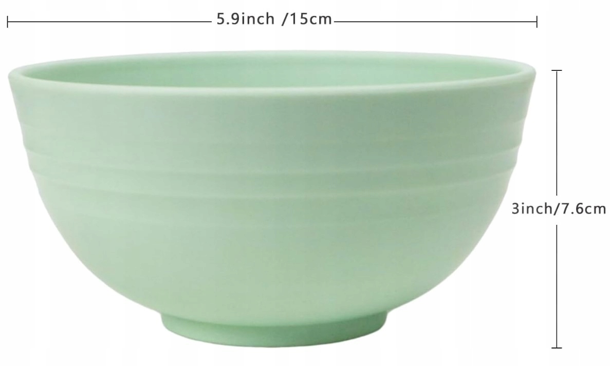 Misky na servírování 4 kusů Greenandlife Bpa Frei Lehké a odolné pro domácnost