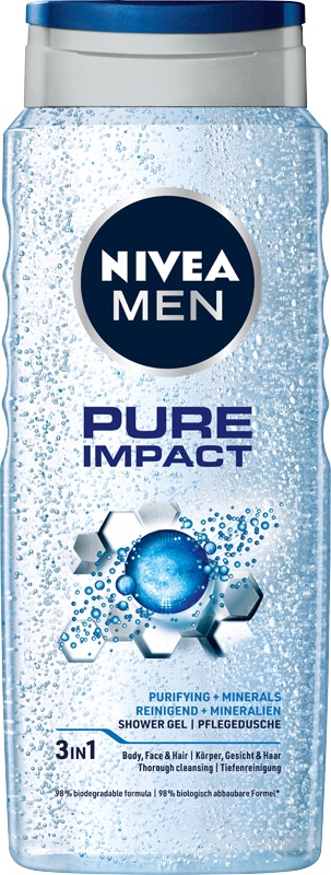 

Żel pod prysznic męski Nivea Men Pure Impact 500ml