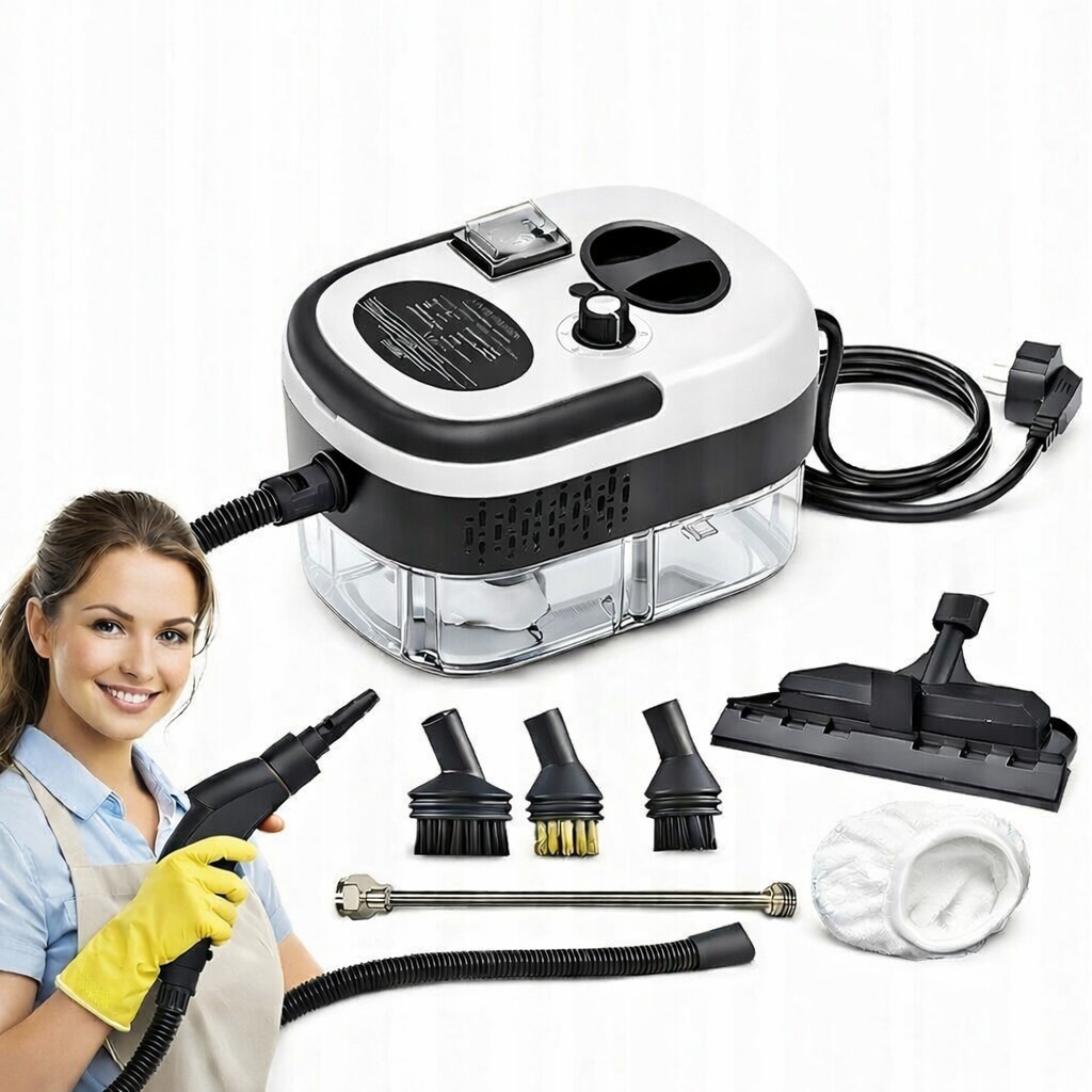 Parní čistič 2500 W vysavač mop – sada na čištění