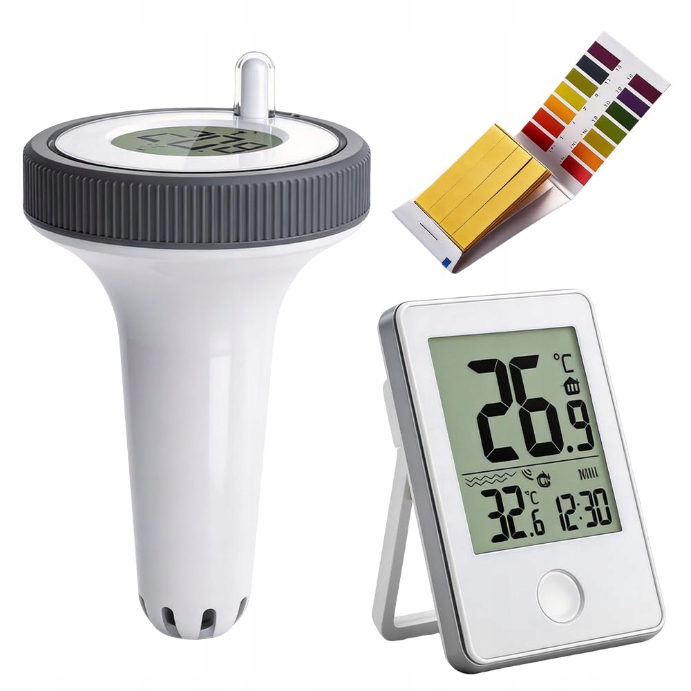 Bazénový Teploměr LCD IP67 Dosah 60 M