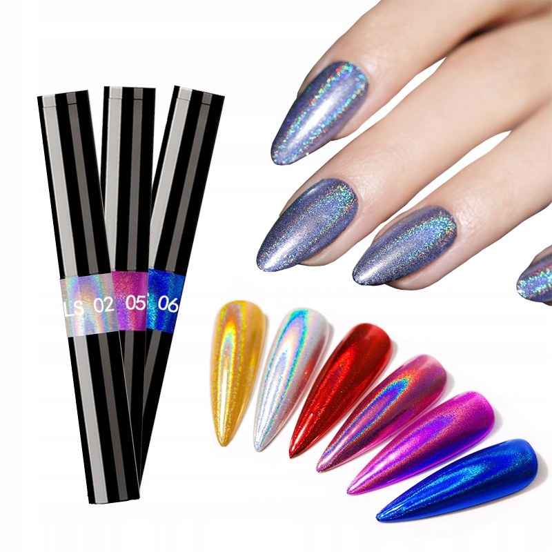 

Pyłek do paznokci Efekt Holo w Pisaku Lustro MIX