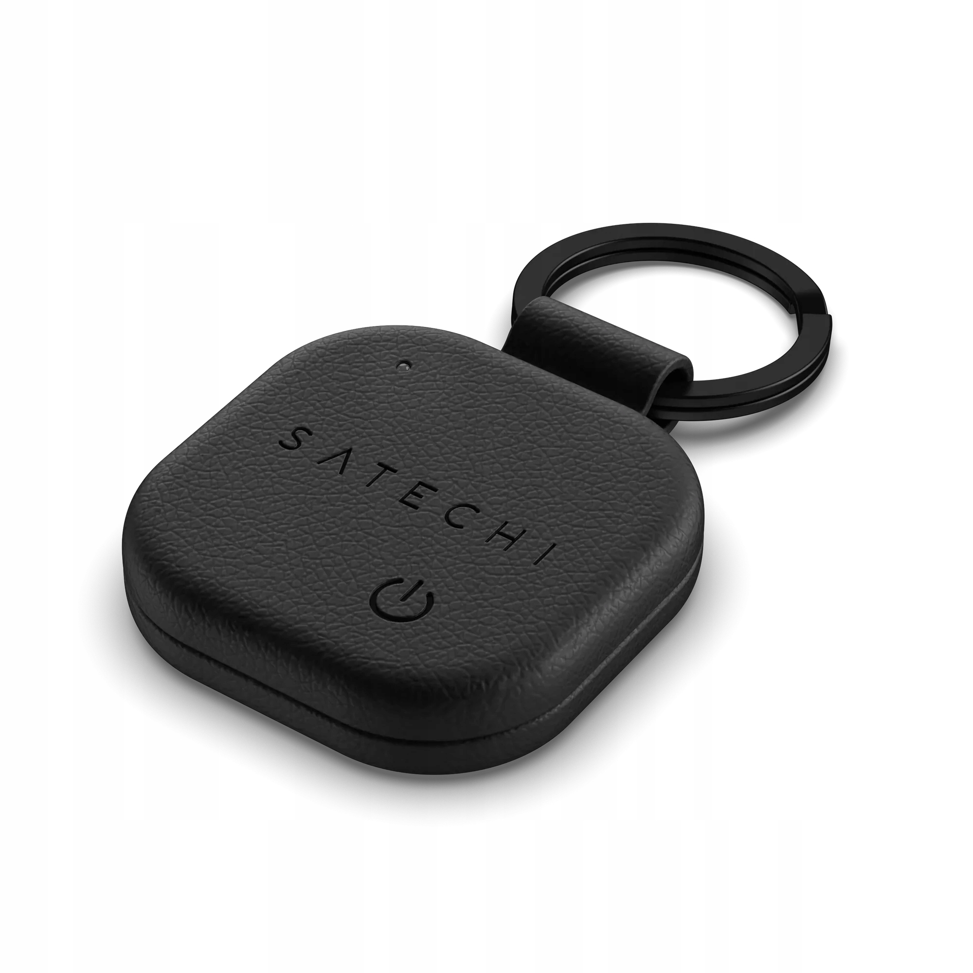 Satechi FindAll Keychain Kožený přívěsek na klíče na klíče s podporou Apple Find My