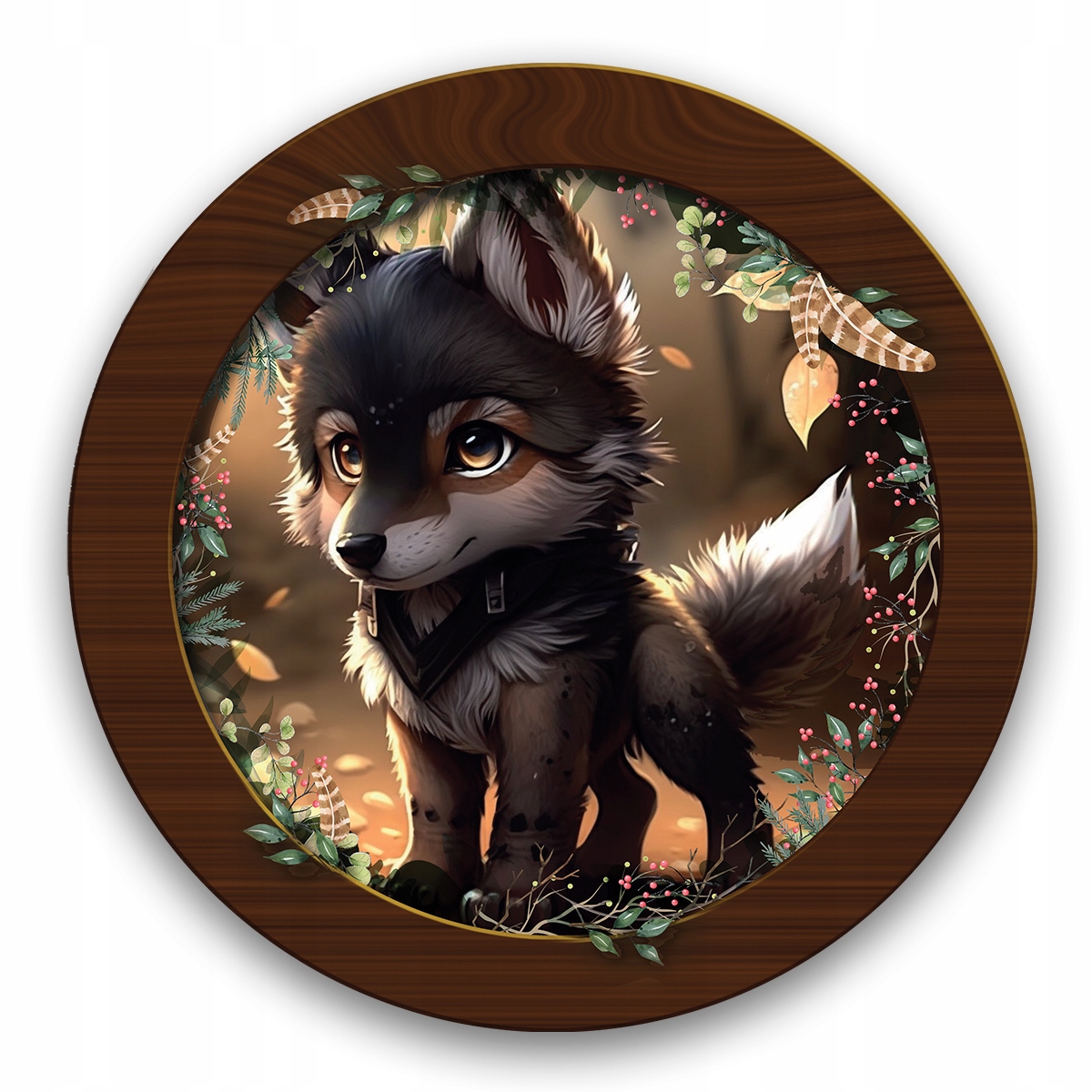 Puzzle drewniane WOOD YOU DO | Wolf | 40 elementów | XL Stan opakowania oryginalne