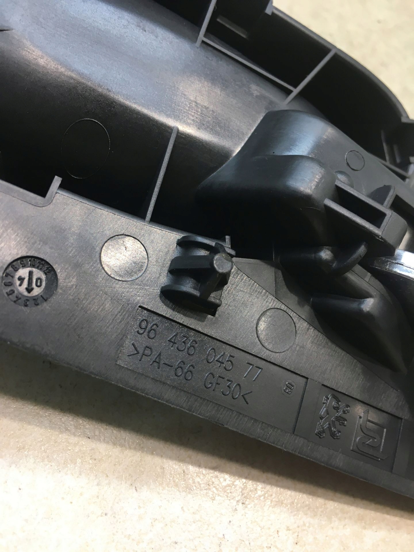 handle inner left/right 307 SW 9643604477