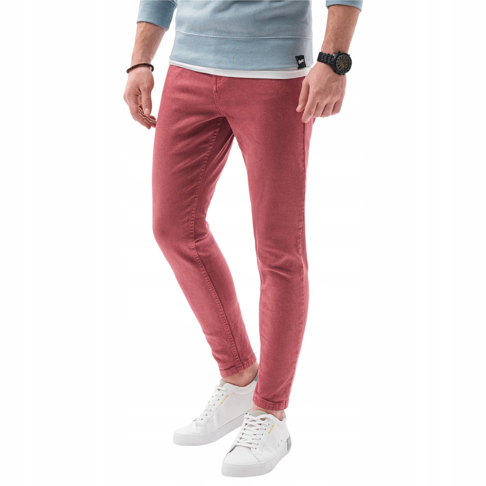 

Spodnie męskie jeansowe P1058 czerwone XL