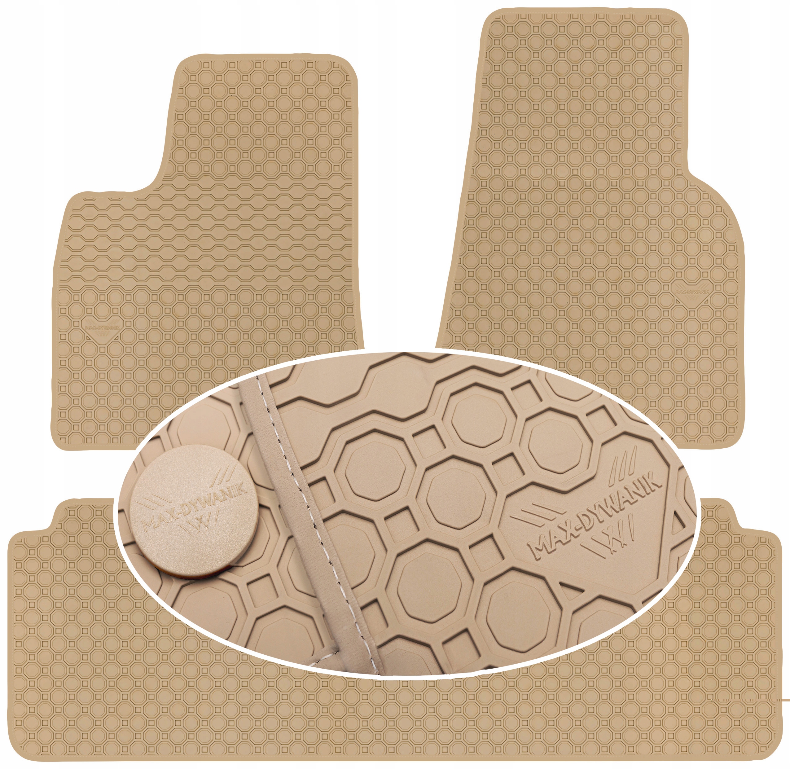 Tesla S 2012 Béžové koberčeky