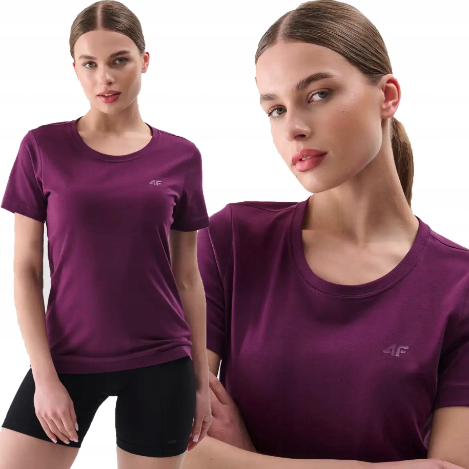 KOSZULKA DAMSKA 4F T-SHIRT PODKOSZULEK SPORTOWA NA CO DZIEŃ r. S