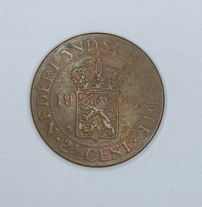 INDIE HOLENDERSKIE - 2 1/2 CENTA 1945 (5)