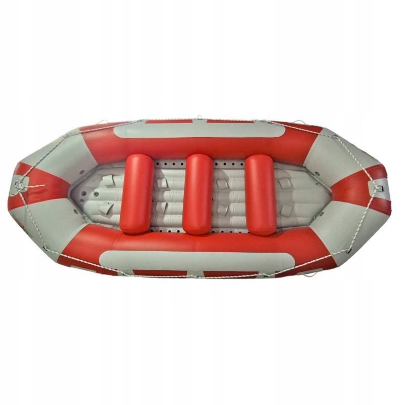 SOLIDNY DUŻY PONTON RAFTINGOWY 8 OSÓB PVC SPŁYW