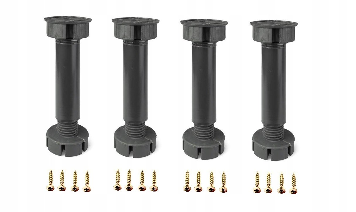 

4x Nóżka Meblowa Kuchenna Regulowana H-150 300KG