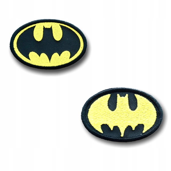 

2 szt Batman naszywka termo 60x40mm