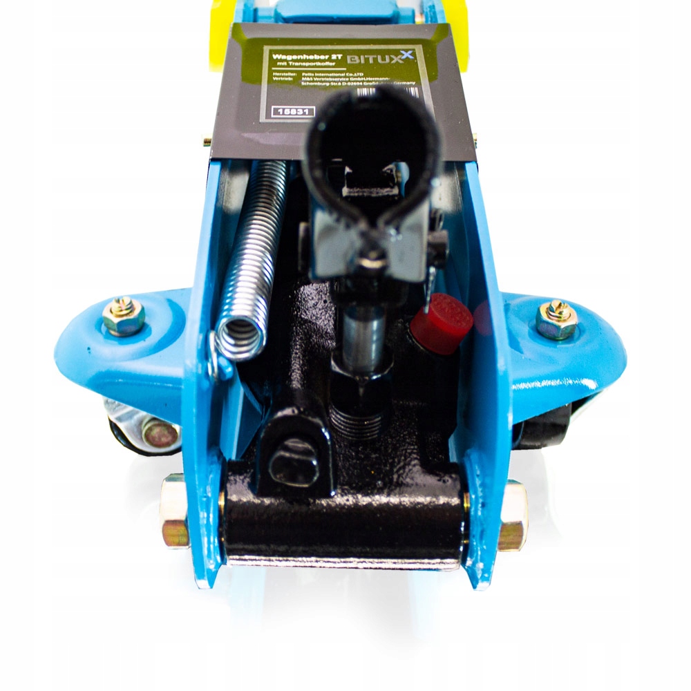 ŻABA PODNOŚNIK SAMOCHODOWY HYDRAULICZNY 2T UDŹWIGU Minimalna wysokość podnoszenia 135 mm