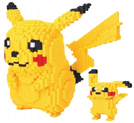 

Pokemon Pikachu Klocki 3D Figurka