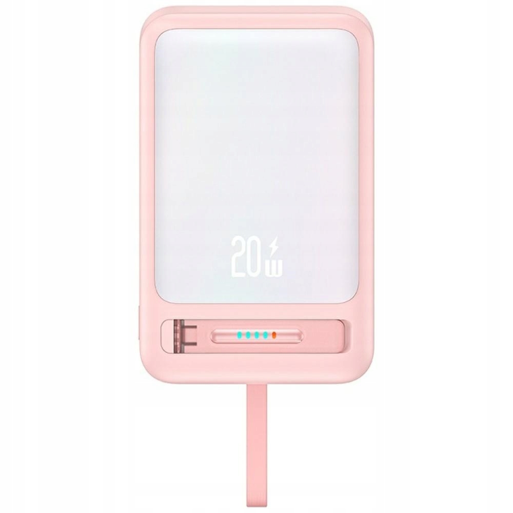 Powerbanka Usams XM Series CD219 10000mAh magnetická bezdrátová růžová