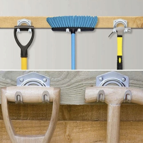 WIESZAK UCHWYT NA NARZĘDZIA OGRODOWE WARSZTAT MIOTŁY GRABIE ŚCIENNY 20 SZT Rodzaj wieszaki pojedyncze
