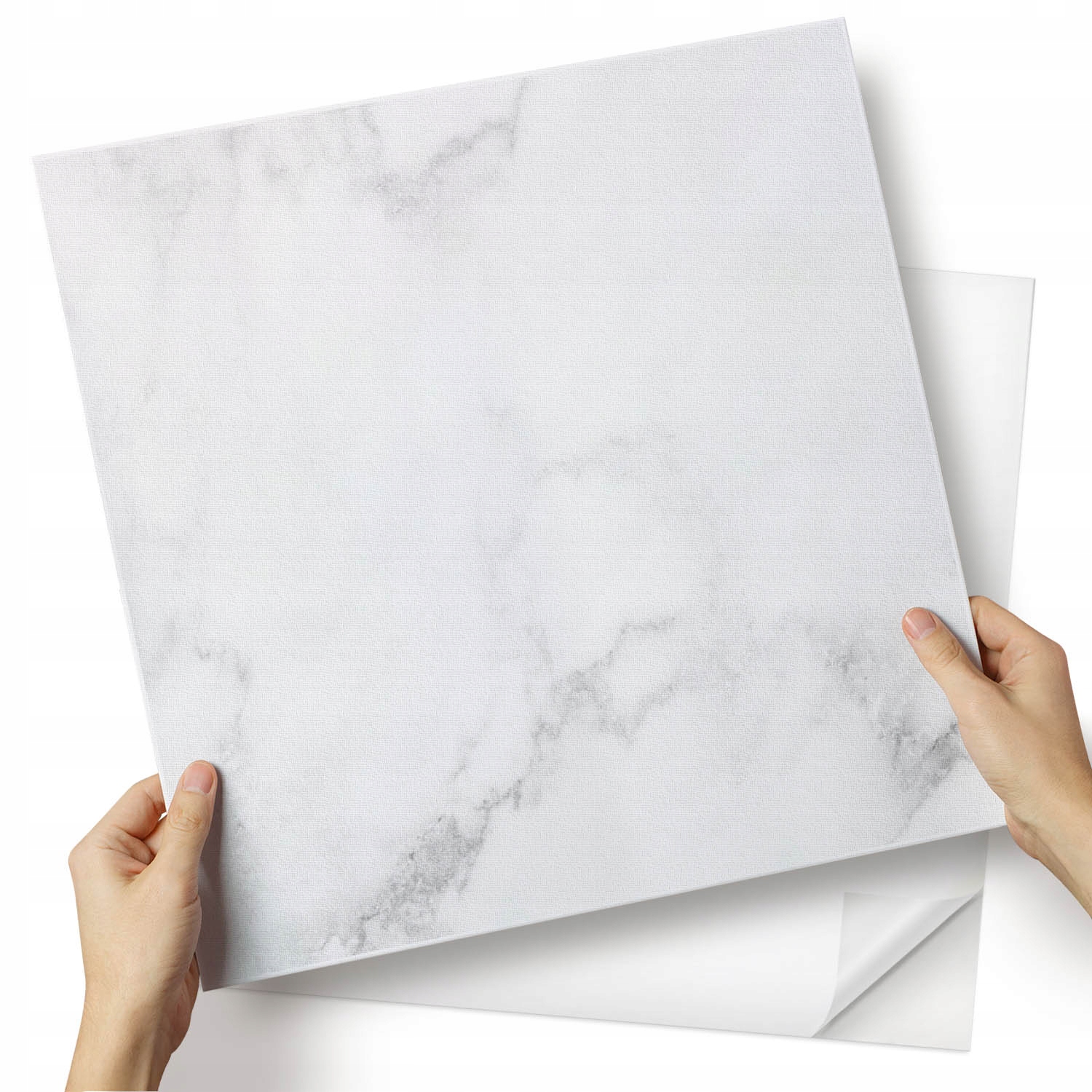 Sada vinylových panelů Mramorový motiv v elegantním stylu 4x50x50 cm