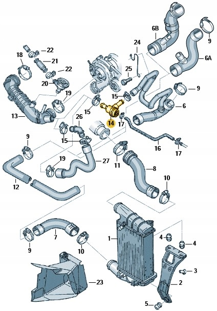 ZAWÓR ODCINAJĄCY DV 1.8T 06A145710P ORYGINAŁ Jakość części (zgodnie z GVO) O - oryginał z logo producenta pojazdu (OE)