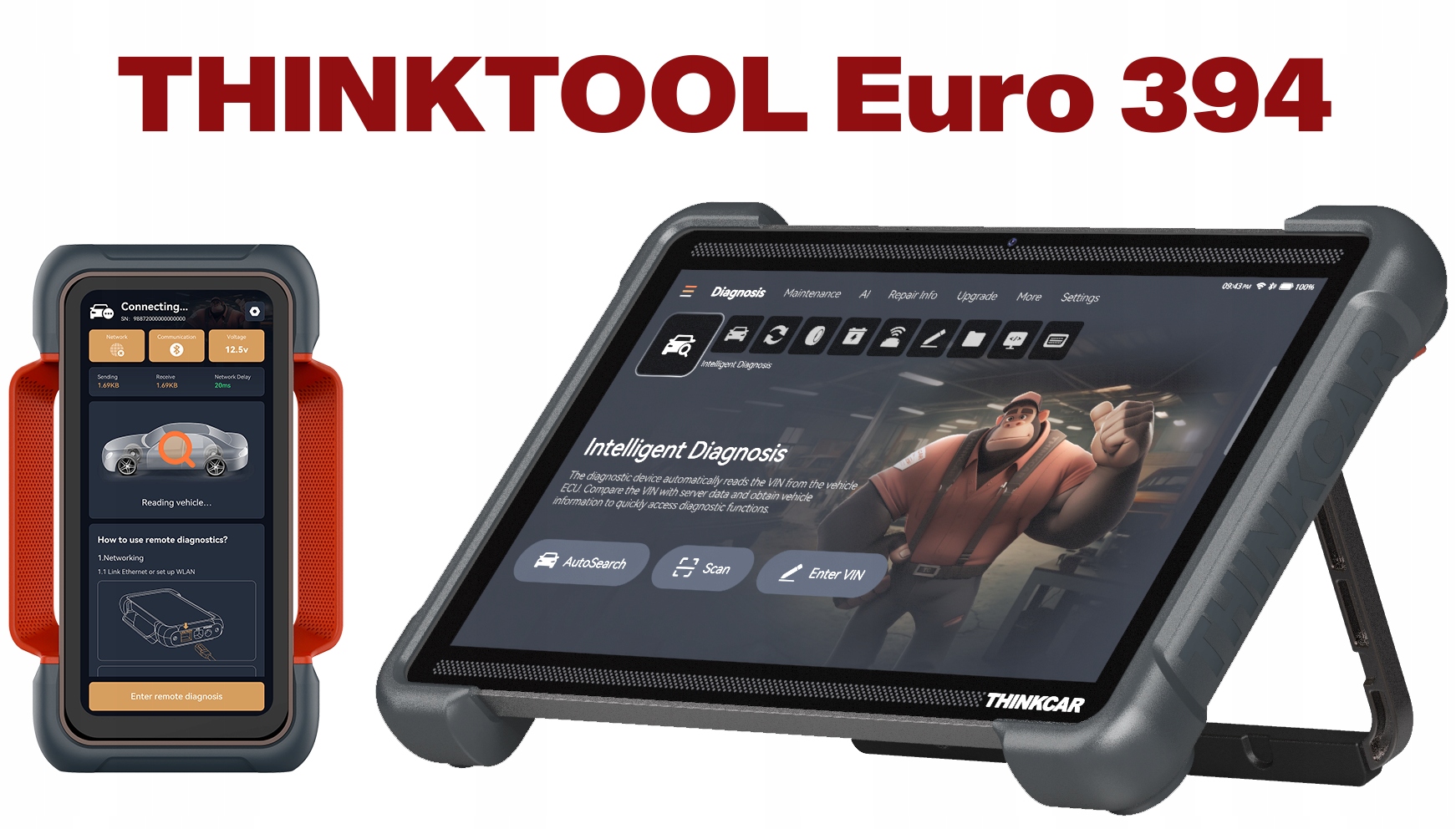 Tester diagnostyczny THINKCAR Thinktool Euro 394 5907086392560 za 19557 ...