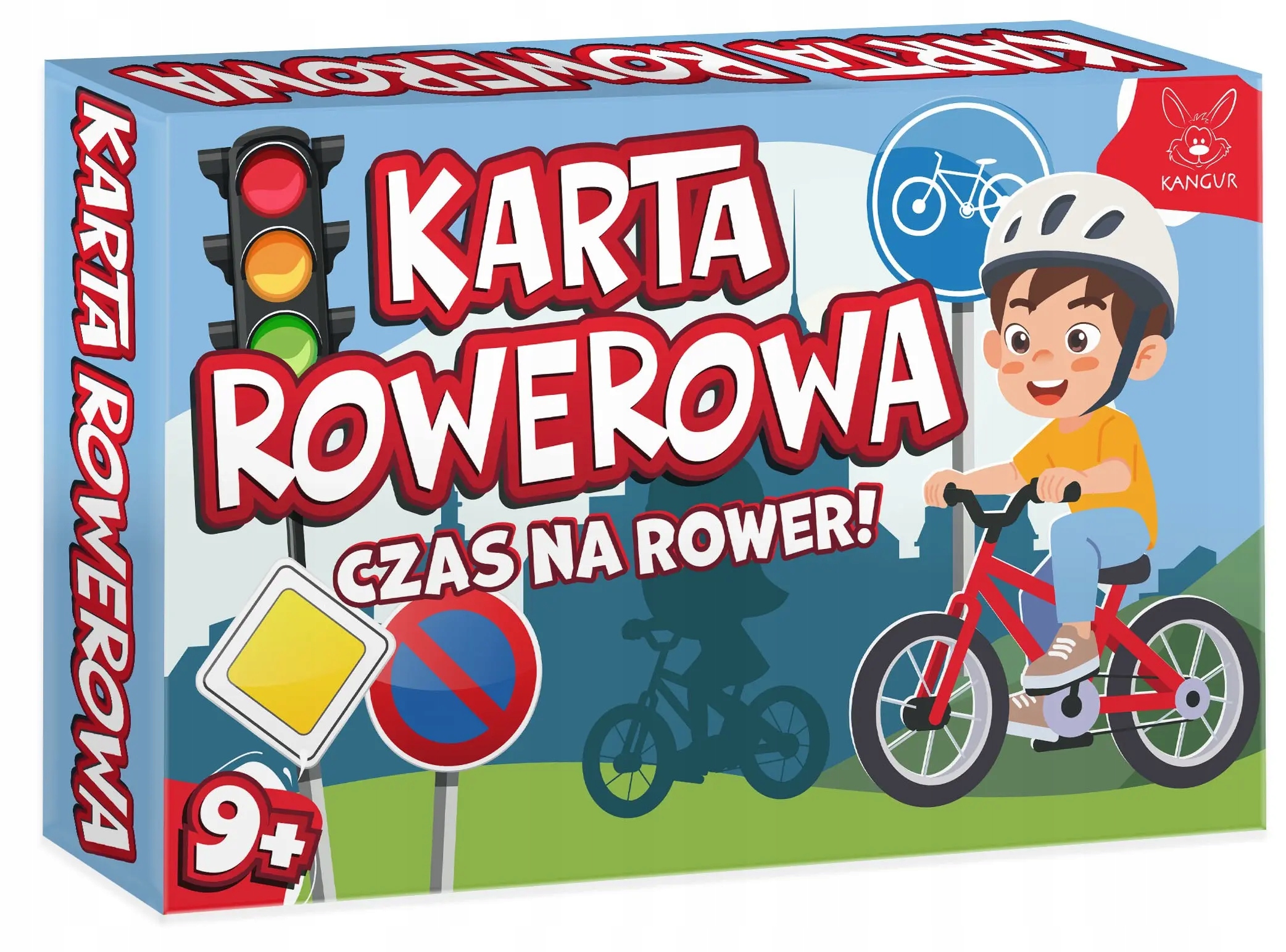 Gra Karta rowerowa Czas na rower Nauka przepisów ruchu drogowego Wiek 9+