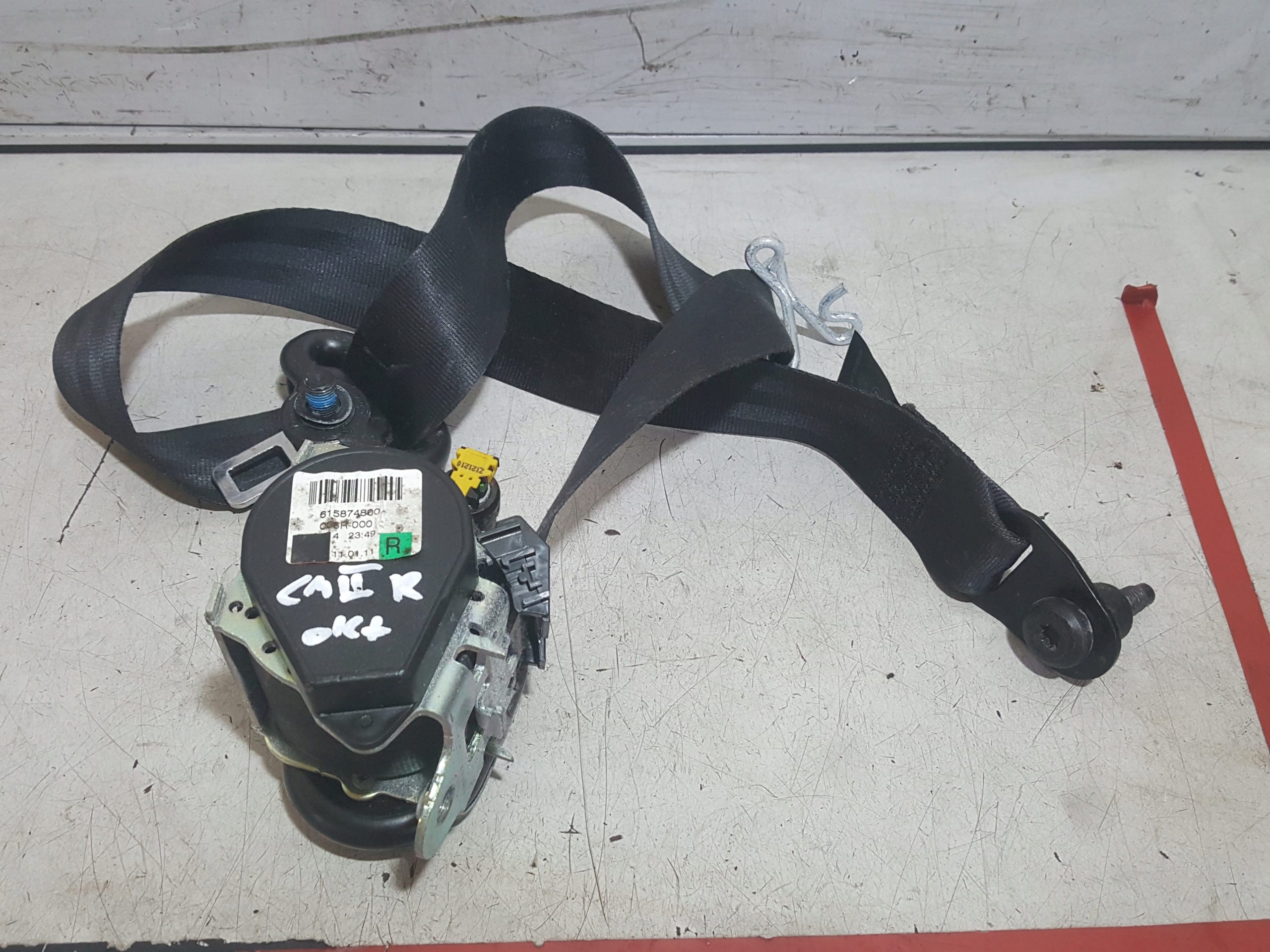 FORD C MAX MK2 PAS BEZPIECZENSTWA PRAWY PRZOD