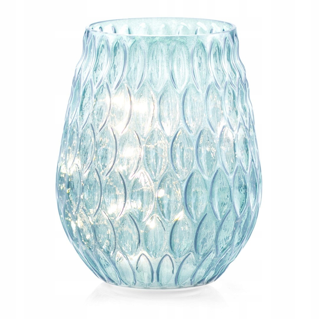 AmeliaHome DEKORACJA LED MADRID błękit 14x19cm