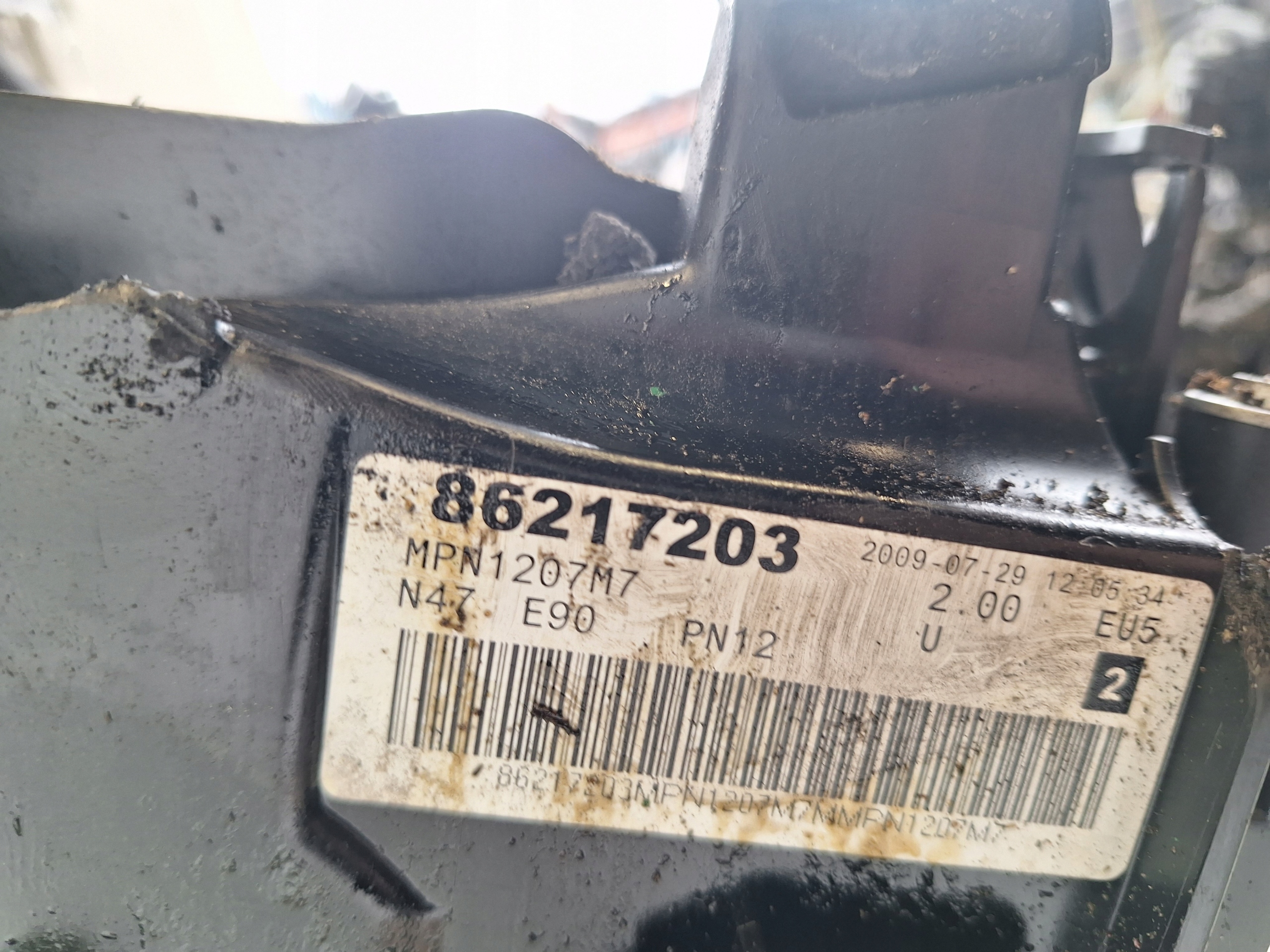 BMW 3 E90 E91 LCI 08-12 engine N47D20C EURO 4