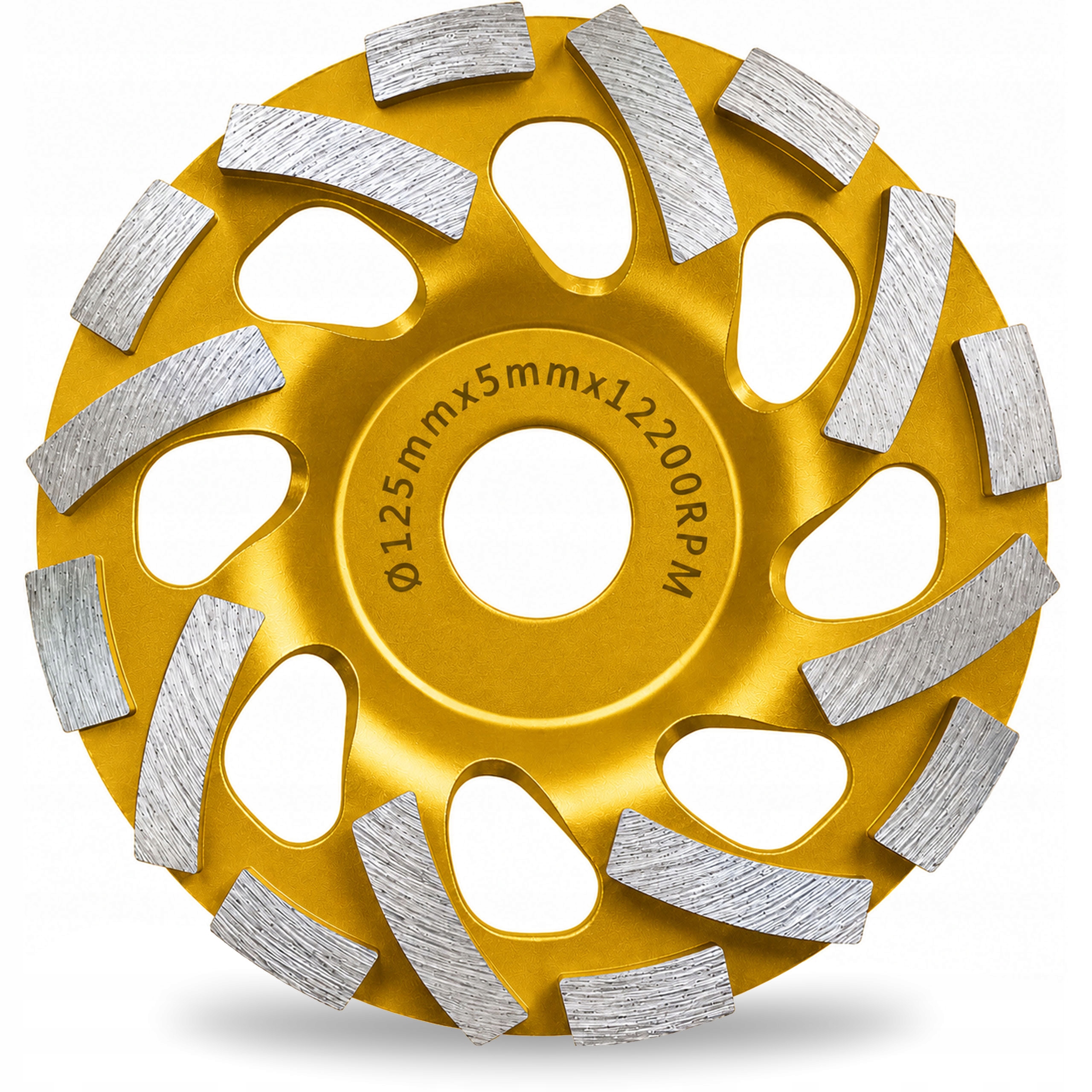 Tarcza Diamentowa Garnkowa Frez Do Szlifowania Betonu 125 22,2mm Gold