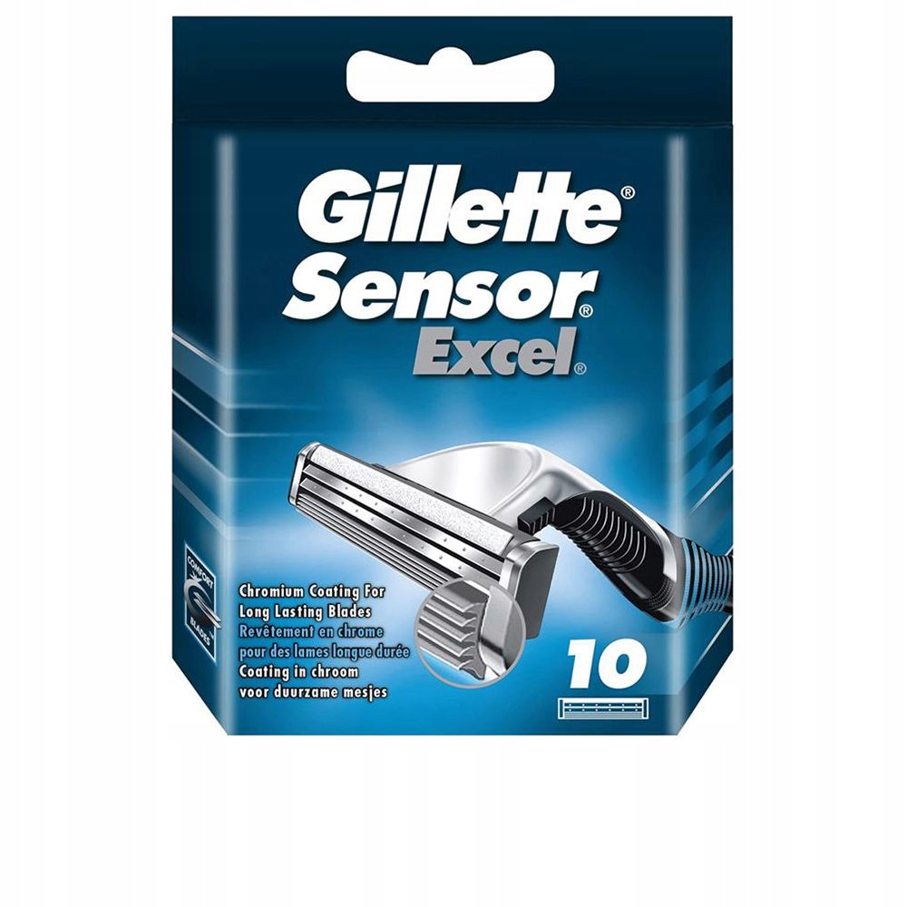 Gillette Sensor Excel náhradní hlavice 10 kusů