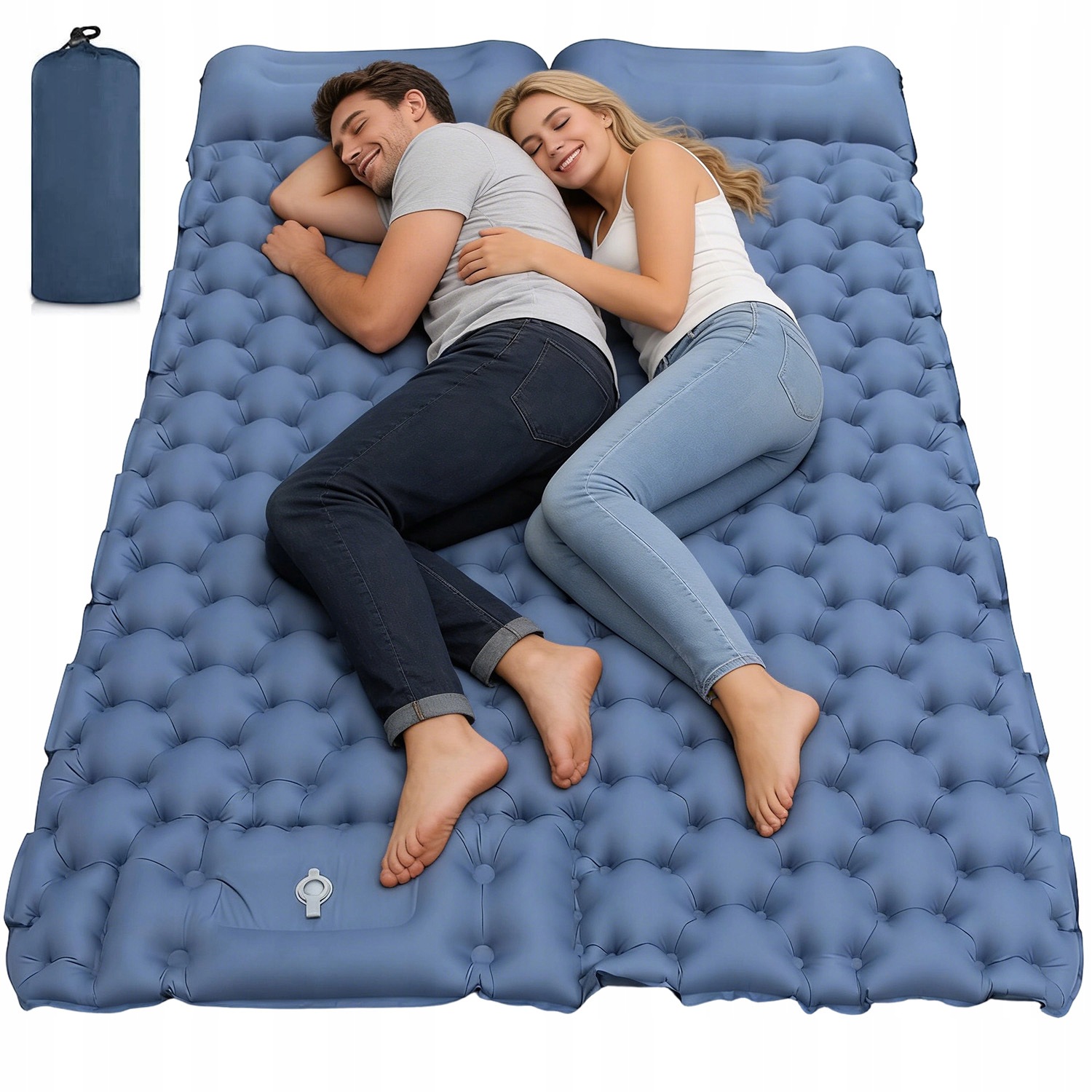 Dvoulůžková Nafukovací Postel Matrace Kempingová 200X130 CM Pro Trekking, Lehká