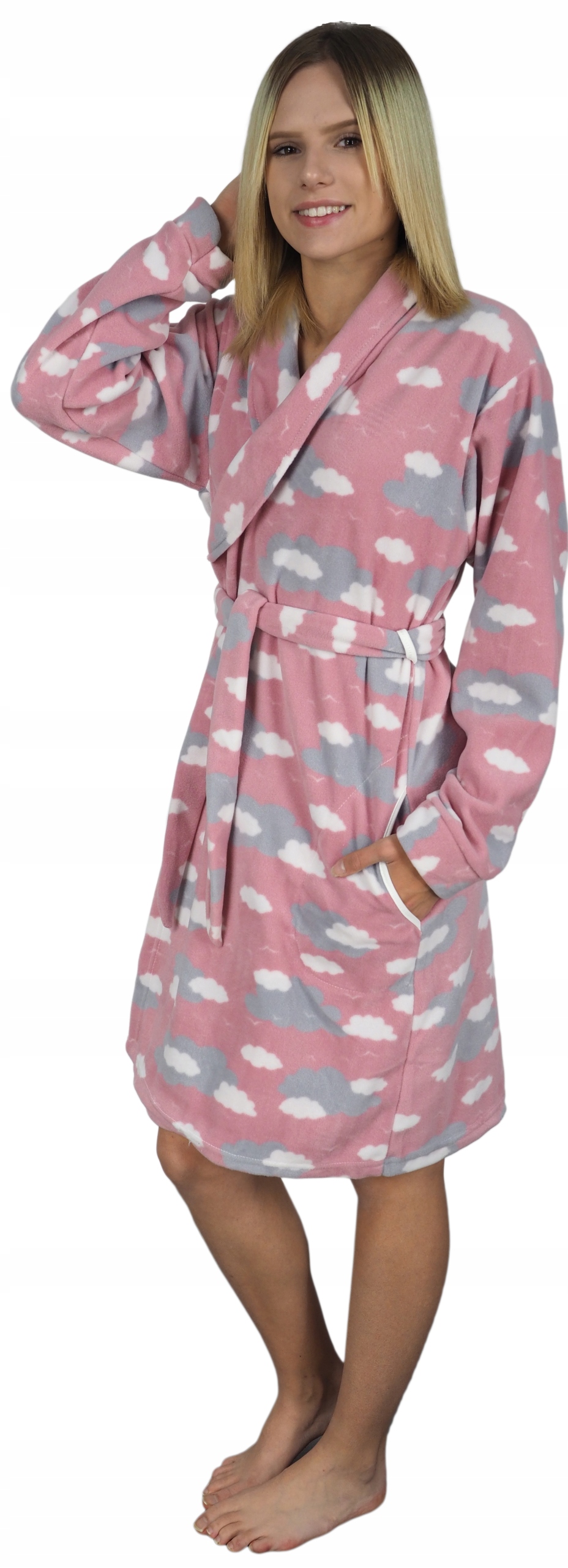 SZLAFROK DAMSKI POLAR M (38) prezent TANI ŁADNY Rozmiar M