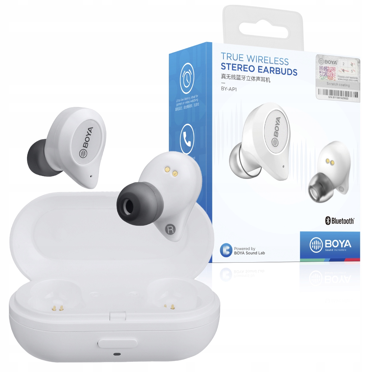 Słuchawki Bezprzewodowe Bluetooth 5.0 Boya BY-AP1