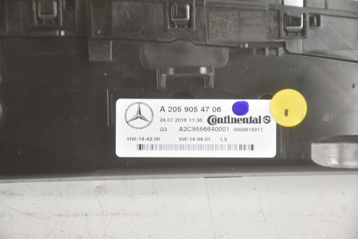 Unite commande clima * MERCEDES C W205 A2059054708