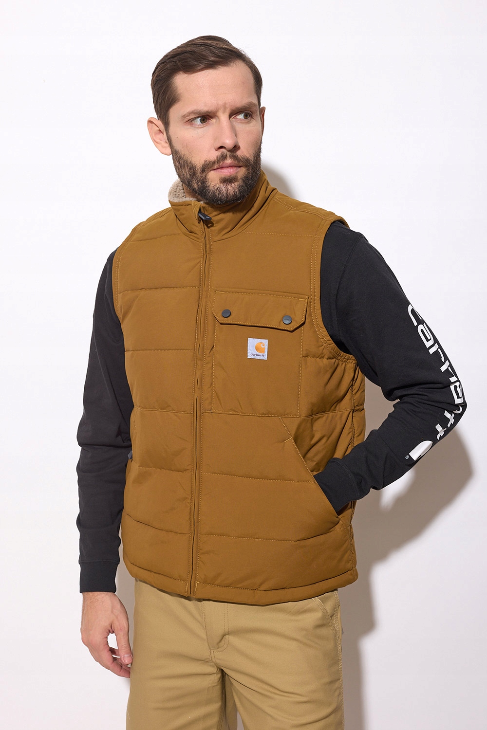 Bunda Bez Rukávů Péřový Carhartt Montana Vest
