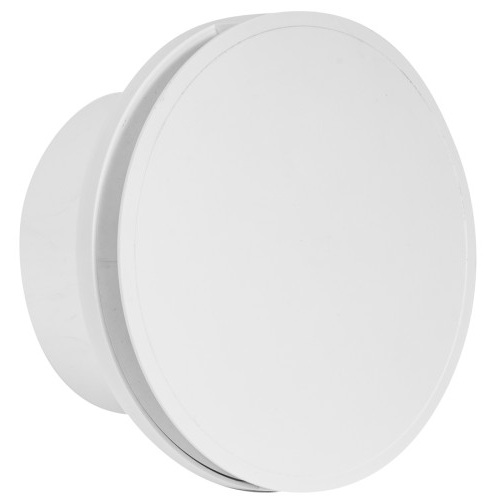 Wentylator łazienkowy okrągły 125 mm Biały front Łożyska Kulkowe