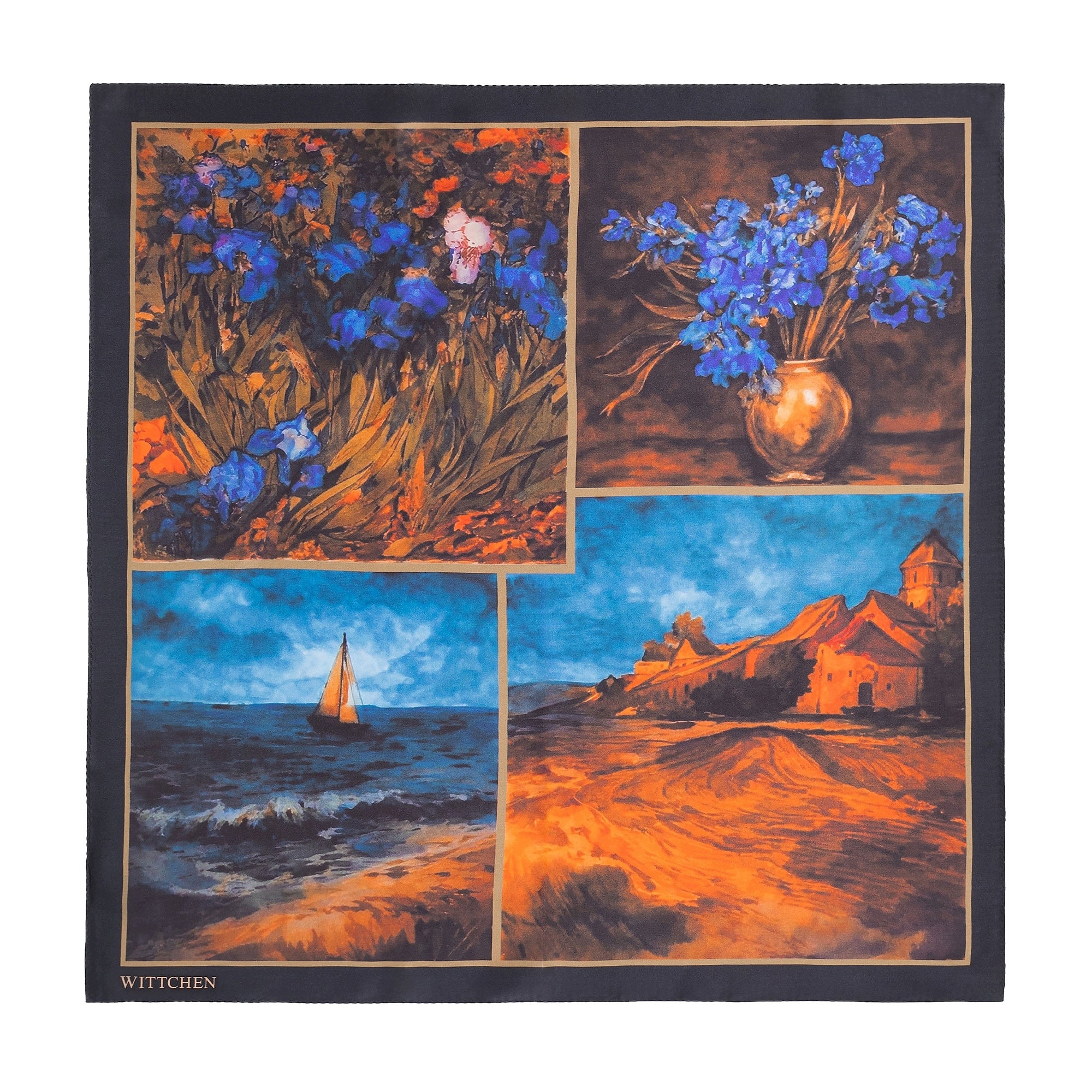 Wittchen šátek z hedvábí Van Gogh