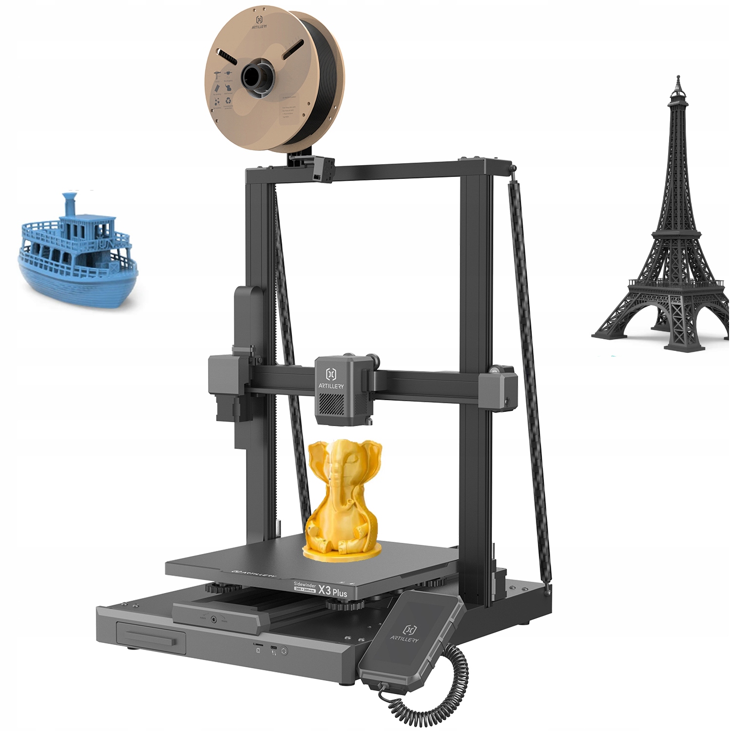 Drukarka 3D Artillery Sidewinder X3 plus 300x300x400mm 300mm/s+Filament EAN (GTIN) 0657419694704