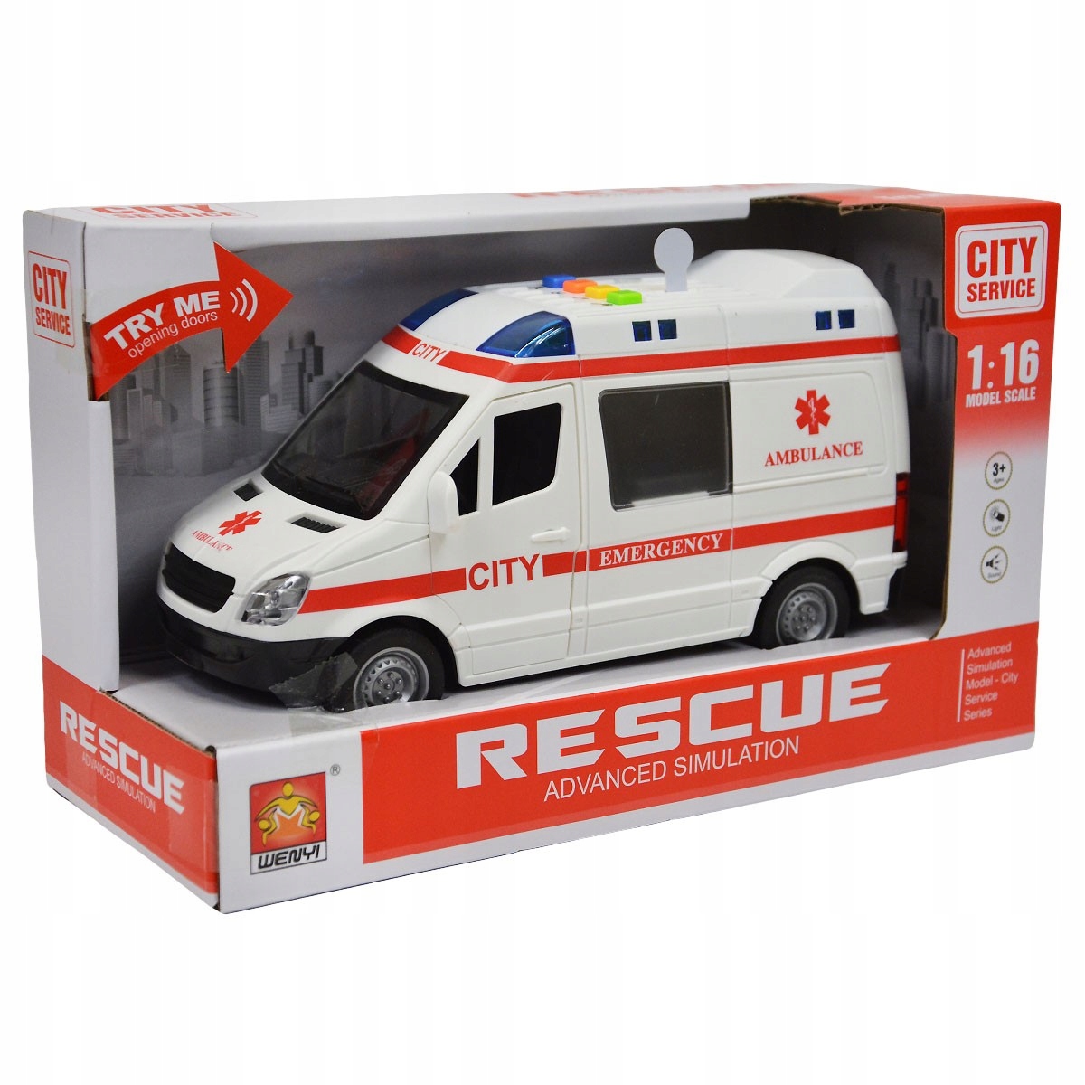 

964593 Karetka Ambulans Pogotowie Światło Dźwięk