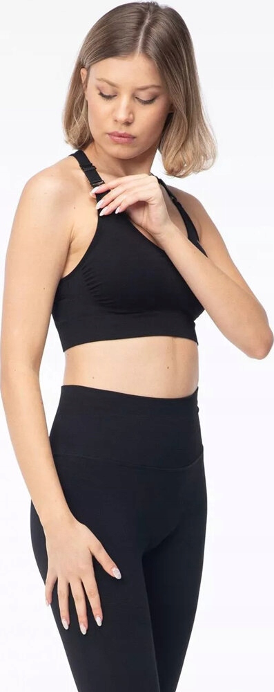 STANIK SPORTOWY DO ĆWICZEŃ IQ CARMEN II ROZMIAR S Cechy dodatkowe bezszwowe płaskie szwy regulowane ramiączka