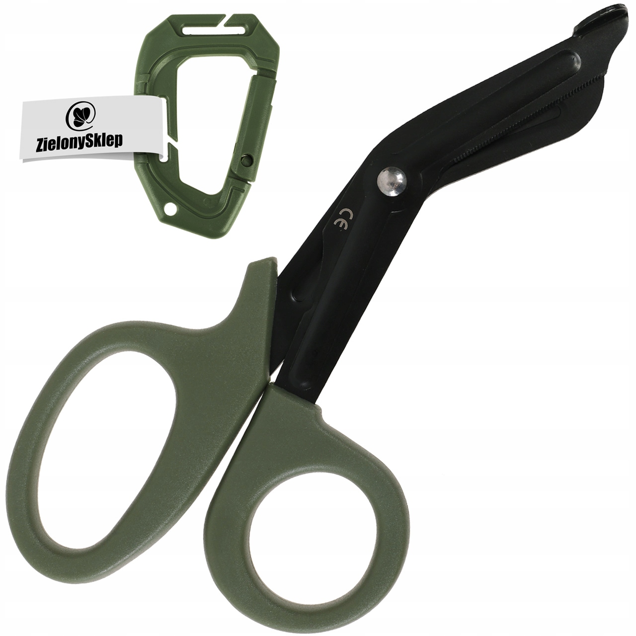 Nożyczki ratownicze Mil-Tec First Aid Scissors, Olive (16024101)