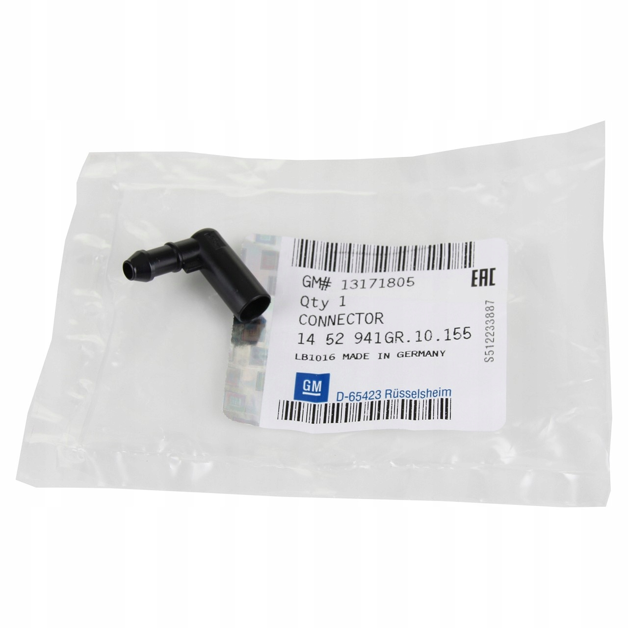 Złącze Węża Spryskiwacza Szyby Przedniej 13171805 Do Vauxhall/opel Zafira B